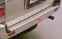 Rear bumper step guard