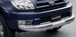 Front bumper garnish
