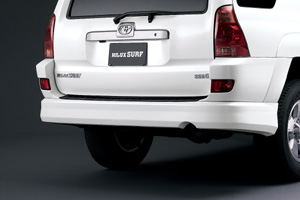 Rear bumper spoiler