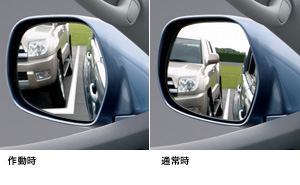 Reverse gearing mirror