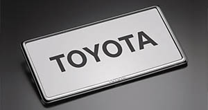 Number frame (front/rear type 2 (deluxe))