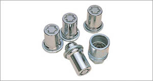 Reverse key wheel nut