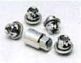 Reverse key wheel nut