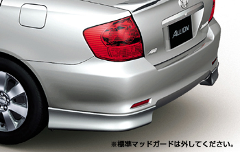 Rear bumper spoiler