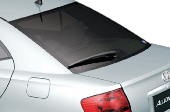 Rear sun shade