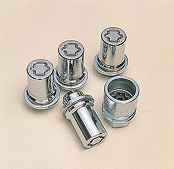 Reverse key wheel nut