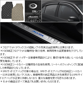 ベーシックセット（タイプ４） ベーシックアイテム(セットアイテム（スカッフイルミネーション）)(セットアイテム（スカッフイルミネーション用プライマー）)(フロアマット（デラックス）)(サイドバイザー（