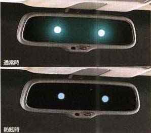 The automatic anti it is glaring mirror