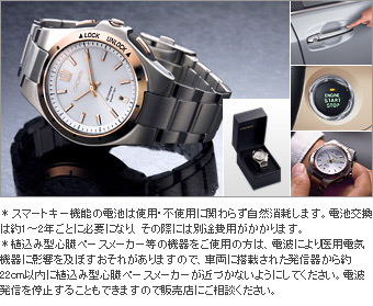 Key integrated watch