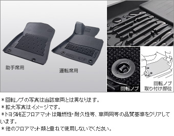 スノー・レジャー用マット(縁高・フロント)