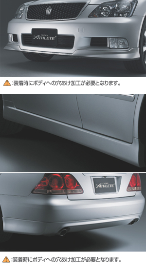Aero part set/side mad guard (set item)/front spoiler/rear bumper spoiler
