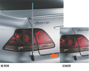 Fender lamp (electromotive remote control expansion and contraction system (rear))
