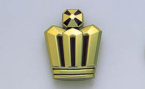 Gold emblem (model symbol mark)