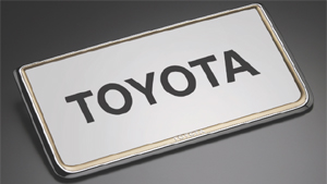 Number frame (front) (pre- stage)/(rear) (pre- stage)