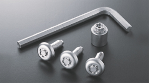 Lock volt/bolt (for license plate)