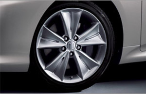 Aluminum wheel (dress rise)