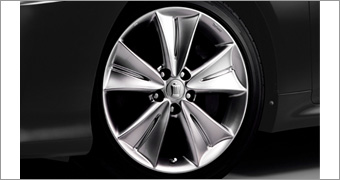 Aluminum wheel (dress rise)