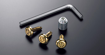 Lock volt/bolt (for license plate (gold))