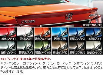 リヤスポイラー(カラーセレクション)