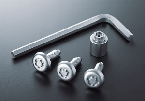 Lock volt/bolt (for license plate)