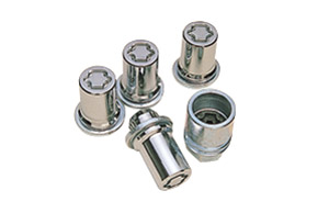 Reverse key wheel nut