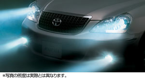 Discharge fog lamp set (light body set)/(garnish set)