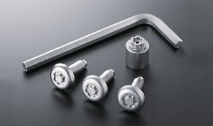 Lock volt/bolt (for license plate)