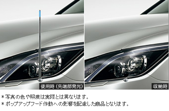 フェンダーランプ(電動リモコン伸縮式（フロントオート）)