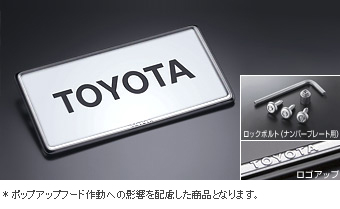 盗難防止ナンバーフレームセット（タイプ２）：デラックス ベーシックアイテム(セットアイテム（ロックボルト（ナンバープレート用））)(ナンバーフレーム フロント/リヤ（デラックス）)