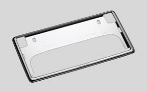 Number frame (front/rear deluxe)