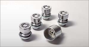 Reverse key wheel nut