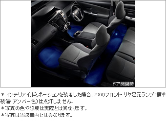 Interior illumination (2 mode types)