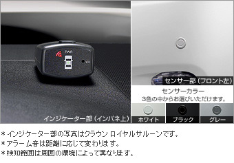 コーナーセンサー（ボイス４・インジケーター表示タイプ）/コーナーセンサー(ボイス４センサー（インジケーターキット）)/コーナーセンサー(センサーキット)