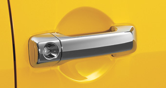 Plated door outer handle