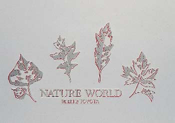 Accent sticker (leaf)