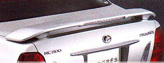 Rear spoiler set