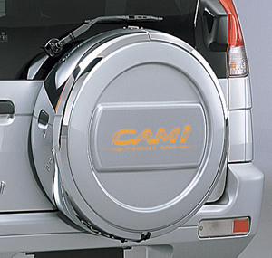 Spare tire cover sticker