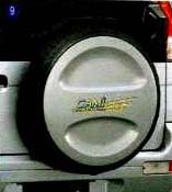Spare tire cover