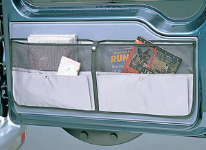 Back door trim pocket
