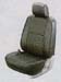 Leather pitch seat cover