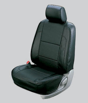 Leather pitch seat cover