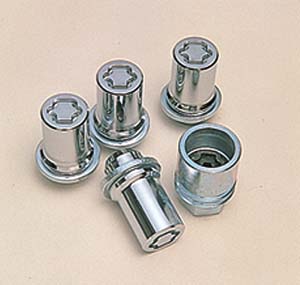 Reverse key wheel nut