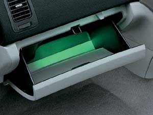 Glove compartment illumination