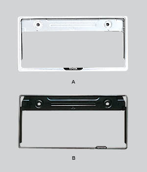 Number frame (front)