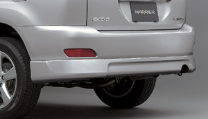 Rear bumper spoiler