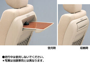Seat back table