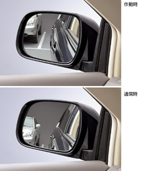 Reverse gearing mirror