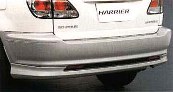 Rear bumper spoiler