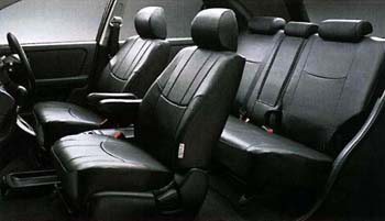 Leather pitch seat cover