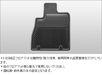 Rubber mat (snow type) (front set)
